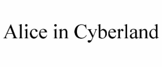alice in cyberland