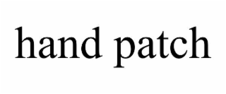 hand patch