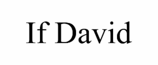 if david