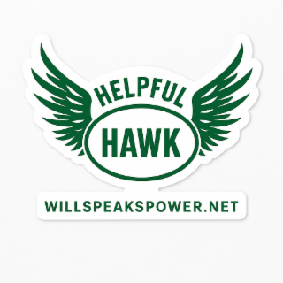 helpful hawk, willspeakspower.net