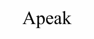 apeak