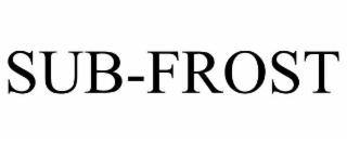 sub-frost