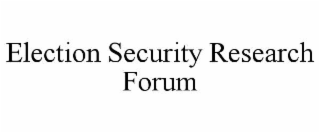 election security research forum