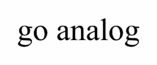 go analog