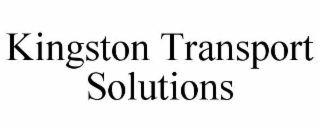 kingston transport solutions
