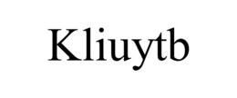 kliuytb