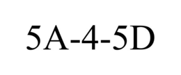 5a-4-5d