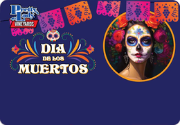 pretty lady vineyards dia de los muertos