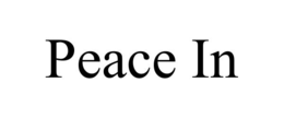 peace in