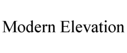 modern elevation