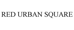 red urban square