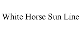 white horse sun line