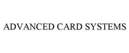 advanced card systems
