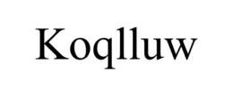koqlluw