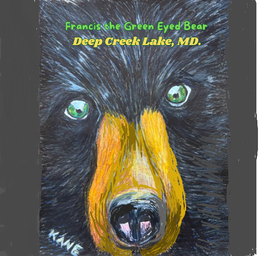 francis the green eyed bear deep creek lake, md. kane