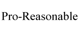pro-reasonable