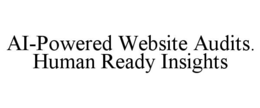 ai-powered website audits. human ready insights