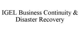 igel business continuity & disaster recovery