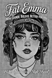 fat emma now leaner, bolder, better for you 1920s speakeasy-style treat