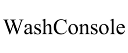 washconsole