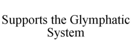 supports the glymphatic system