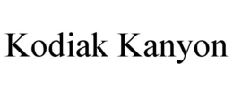 kodiak kanyon