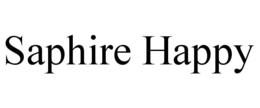 saphire happy