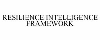 resilience intelligence framework