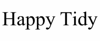 happy tidy