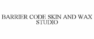 barrier code skin and wax studio