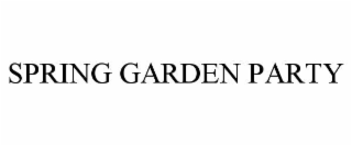 spring garden party