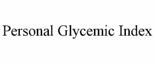 personal glycemic index