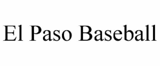 el paso baseball