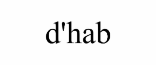 d'hab