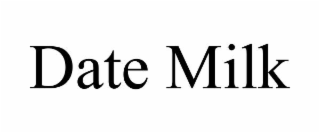 date milk