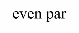 even par