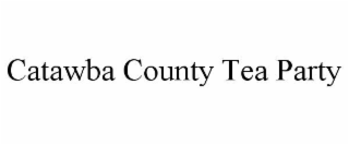 catawba county tea party