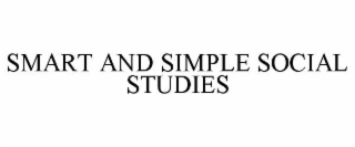 smart and simple social studies