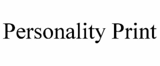 personality print