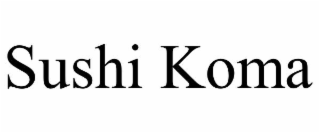 sushi koma