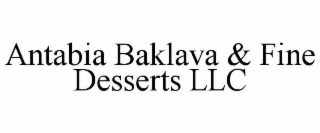 antabia baklava & fine desserts llc