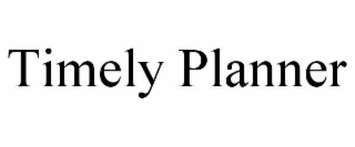 timely planner