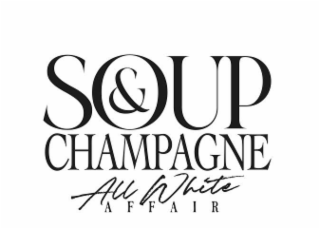 soup & champagne all white affair