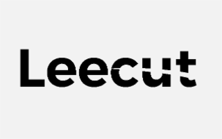 the wording "leecut" in stylized font