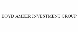 boyd amber investment group