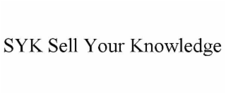 syk sell your knowledge