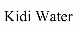 kidi water