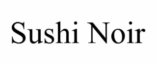 sushi noir