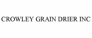 crowley grain drier inc