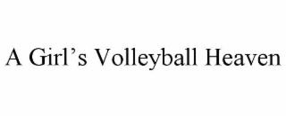 a girl’s volleyball heaven
